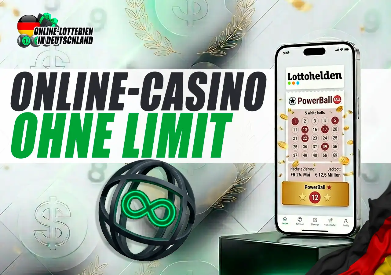 Erklärung von Online Casinos ohne Einsatzlimit und ohne 1000 Euro Limit.