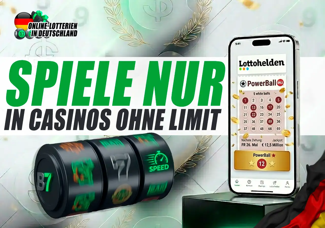 Live Casino Spiele und Slots ohne 5 Sekunden Regel in Deutschland.